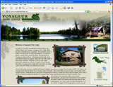 Website Design - Voyageur Park Lodge - Image