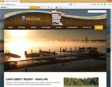 Website Design - Camp Liberty Resort- Image